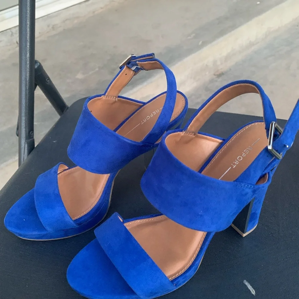 Royal Blue Heels - Picture 3 of 3